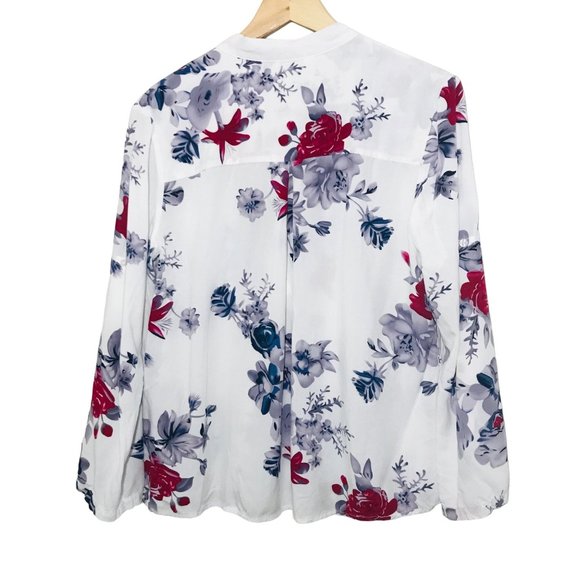 Floral Long Sleeve Blouse Size Small - Picture 2 of 6